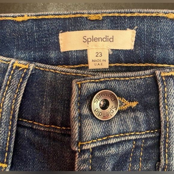 NWT Splendid Woman’s High Waist Rise Bootcut Jeans Size 23 Inseam 33” - Picture 3 of 5
